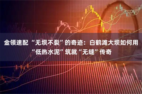 金领速配 “无坝不裂”的奇迹：白鹤滩大坝如何用“低热水泥”筑就“无缝”传奇
